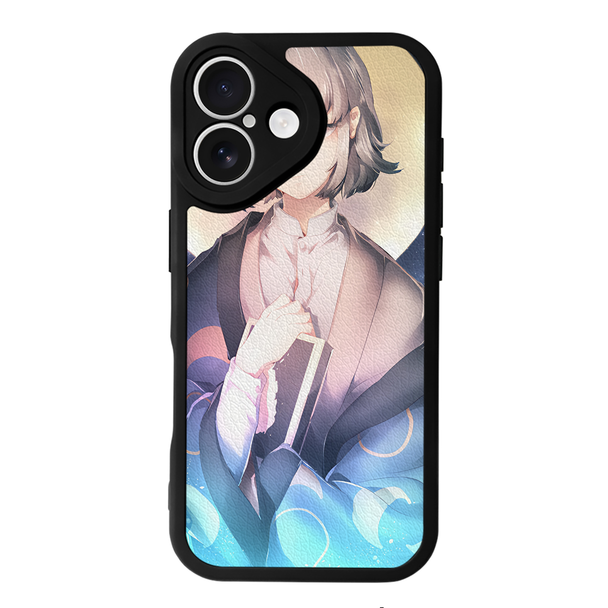 （画像用） 文豪ストレイドッグス Bungo Stray Dogs 【iPhone 16シリーズ対応】シリコンスマホケース（レザー調） 材質：シリコン